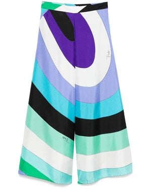 Emilio Pucci Iris Macro Trousers - Multicolour