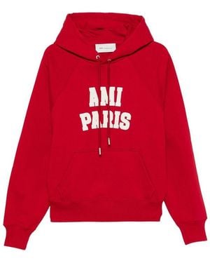 Ami Paris Hoodie - Red