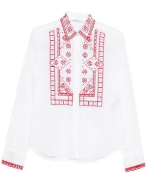 Ermanno Scervino Embroidered Shirt - White