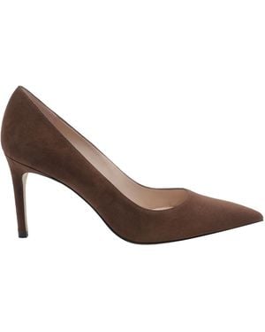 Stuart Weitzman Scollatura Stuart Power' - Marrone