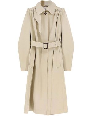 McQueen Trench Coats - Natural