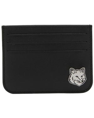 Maison Kitsuné Leather Card Holder - White