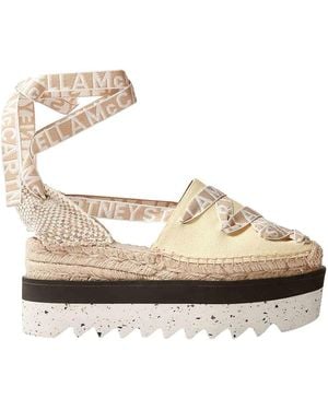 Stella McCartney Gaia Espadrilles - Metallic