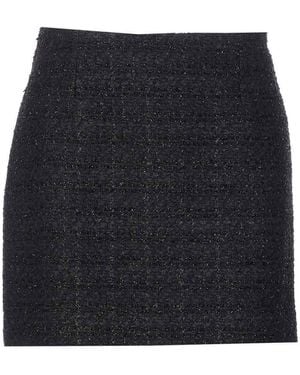 Tagliatore Tweed Mini Skirt - Blue