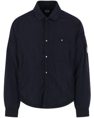 C.P. Company Chrome-R Nylon Overshirt - Blue
