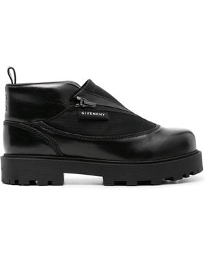 Givenchy Storm Leather Ankle Boots - Black