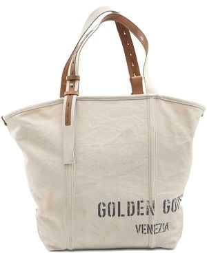 Golden Goose 247 Canvas Tote Bag - Natural