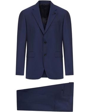 Lardini Single-Breasted Tailored Suit - Blue