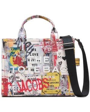 Marc Jacobs The Medium Tote Pop Americana - Red