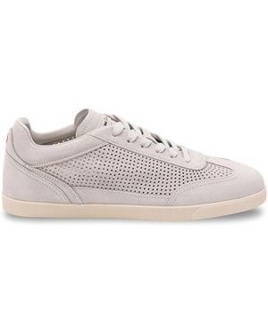 Kiton Calfskin Trainers - White
