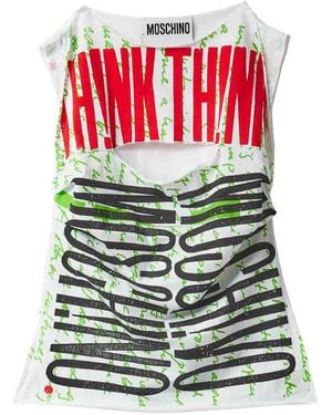Moschino Th!Nk Top - Green
