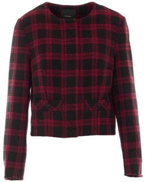 Mulberry And Geum Tweed Jacket - Red