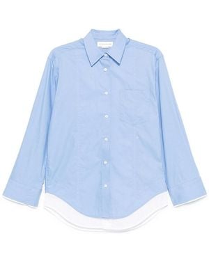 Victoria Beckham Double Layer Shirt - Blue