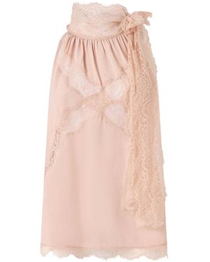 Pinko Mandarancio Midi Skirt - Pink