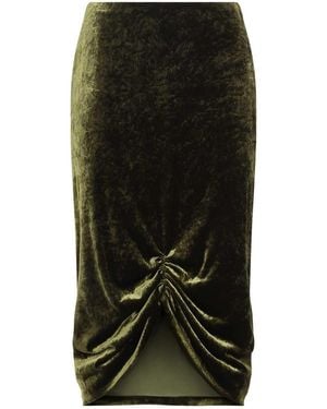 Valentino Garavani Viscose Midi Skirt - Black