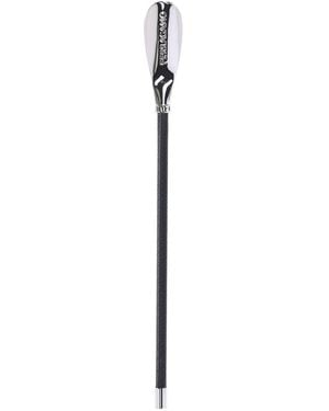 Ferragamo Shoehorn Logo - White