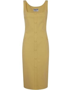 La Petite Robe Di Chiara Boni Josuke Jersey Dress - Yellow