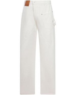 JW Anderson Vaqueros Rectos - Blanco