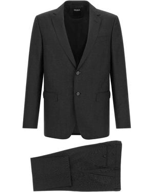 ZEGNA Wool Dress - Black