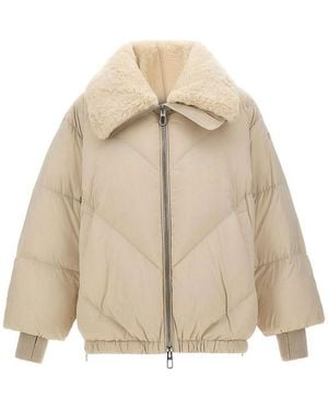 DUNO Celia Lined-Collar Down Jacket - Natural