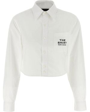 Marc Jacobs Cropped Cotton Shirt - White