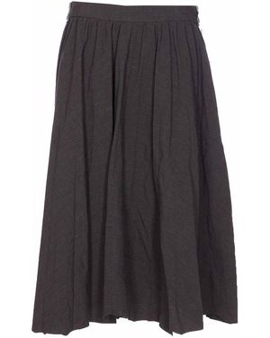 Balenciaga Hybrid Pleated Skirt - Grey