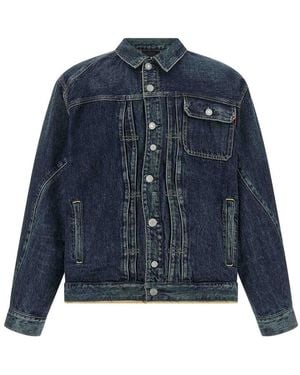 Undercover Sinuous Seams Jacket - Blue