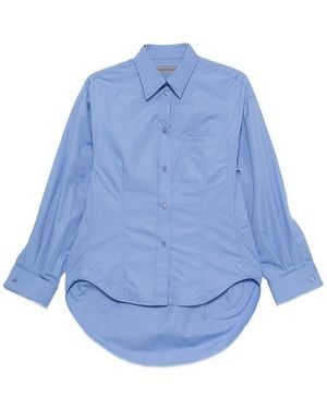Balenciaga Cotton Shirt - Blue