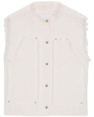 MSGM Sleeveless Vest - White