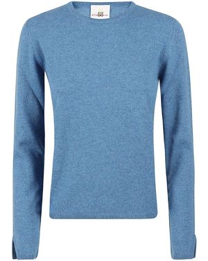 ELEVEN88 Cashmere Crewneck - Blue