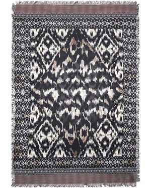 Pierre Louis Mascia Silk Scarf With Print - Black