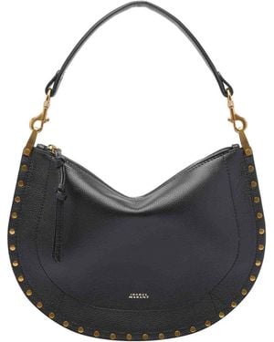 Isabel Marant Oskan Shoulder Bag - Black