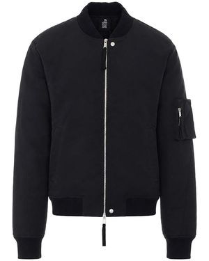 Thom Krom Giubbotto Bomber Mj93 - Nero