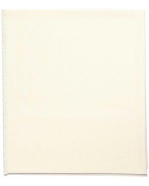 Max Mara Curvone Wool And Silk Shawl - Natural