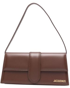 Jacquemus Le Bambino Long Leather Shoulder Bag - Brown