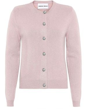 EMERSON RENALDI Cardigan With Decorative Buttons - Pink