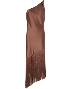 Pinko Kiwi Midi Dress - Brown