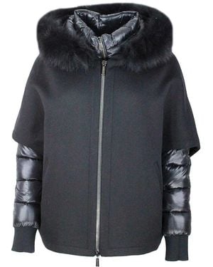 Moorer Wool And Cashmere Jacket - Grey