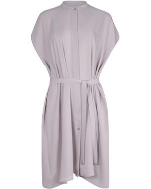 Herno Dress Made Of Polyester - Purple