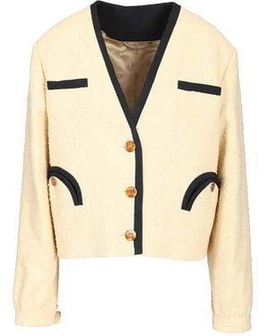 Blazé Milano Orinda Bolero Jacket - Natural