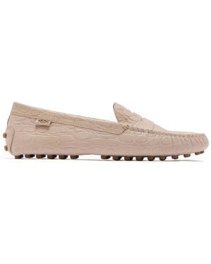 Tod's Pale Driving Loafers - Pink