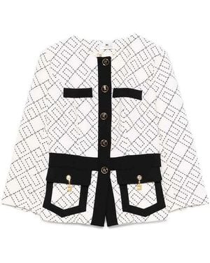 Elisabetta Franchi Jacket - White