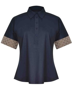 Herno Polo Made Of Cotton - Blue