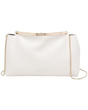 Tod's Tods Clutch - White