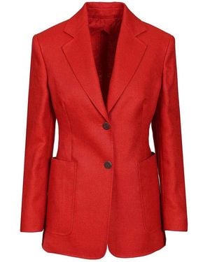 Max Mara Linen Blazer - Red