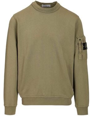 Stone Island Crewneck Sweatshirt - Green