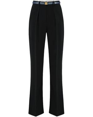 Elisabetta Franchi Technical Trousers - Black