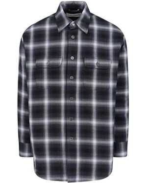 Our Legacy Moss Checked Shirt - Blue
