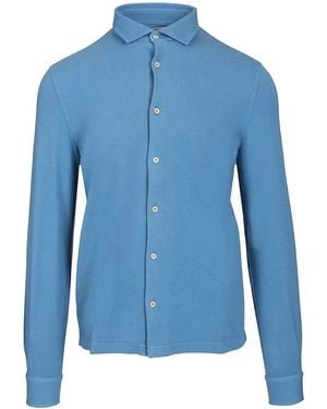 Fedeli Long-Sleeved Shirt - Blue