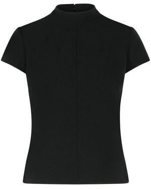 Courreges Heritage Polyester Blend T-Shirt - Black